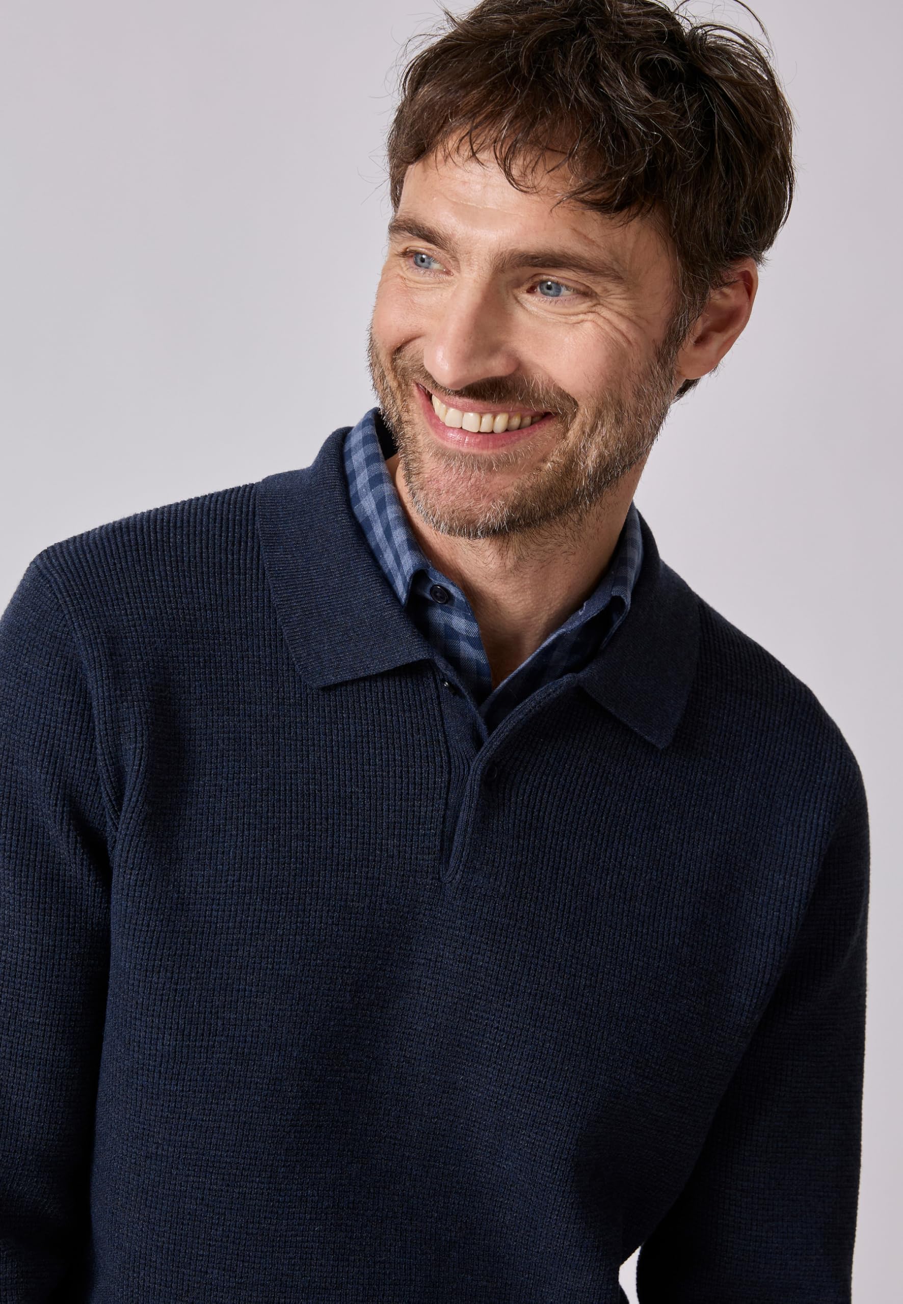 Damart Thermolactyl Maglione da uomo maglione collo polo con lana