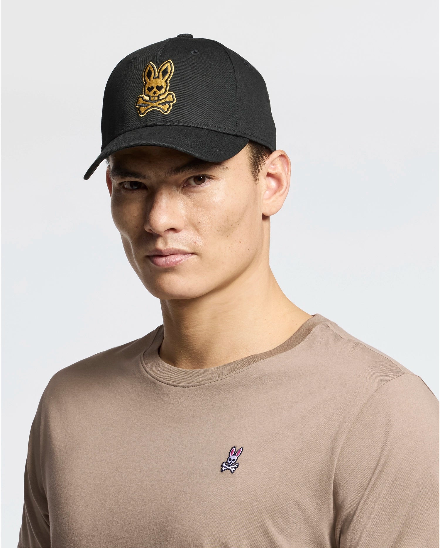 Psycho Bunny Accessories MENS LAS VEGAS BASEBALL CAP MO1500011 cappellino nero