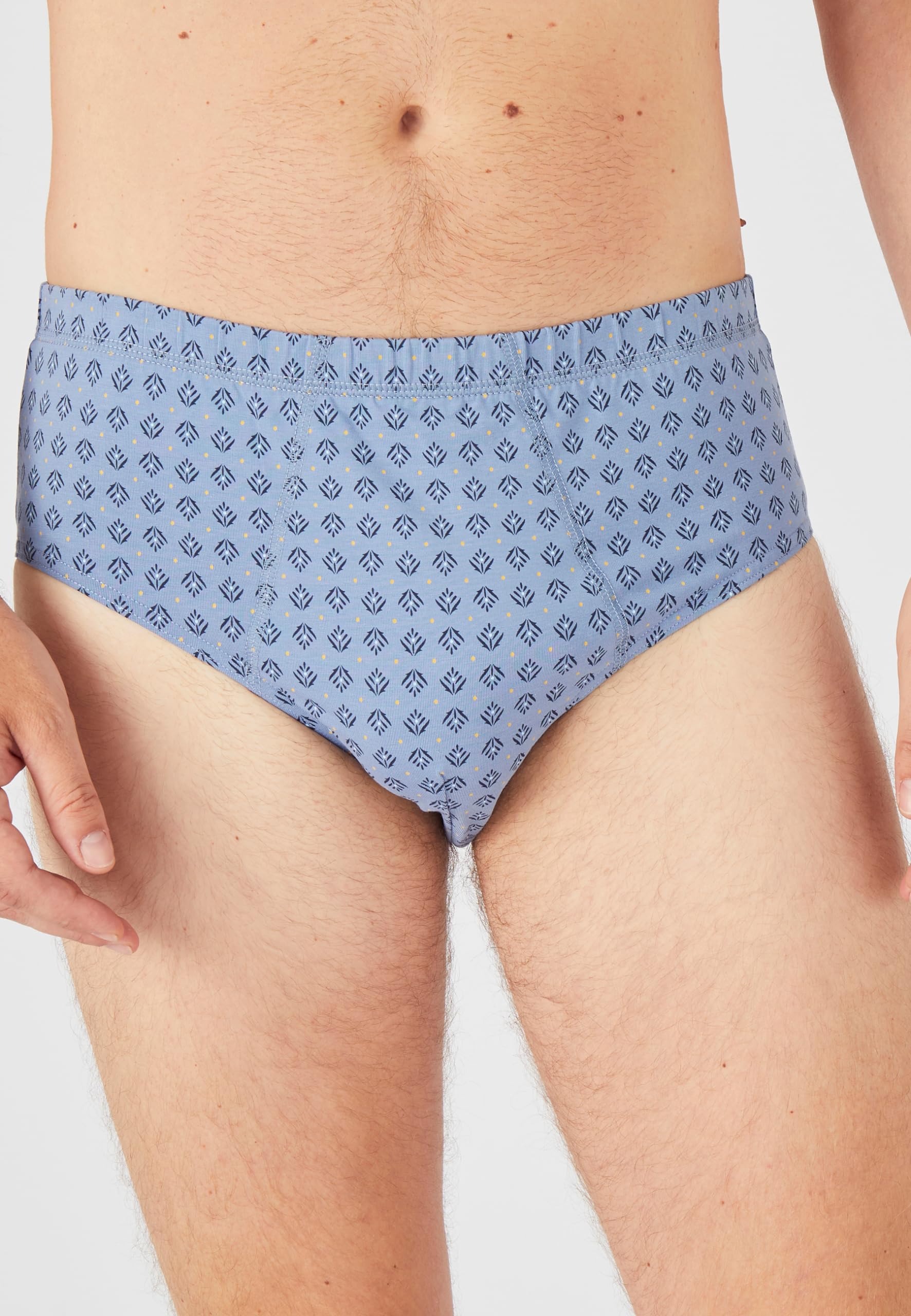 Damart Biancheria intima Set di 4 slip da uomo blu grafico S