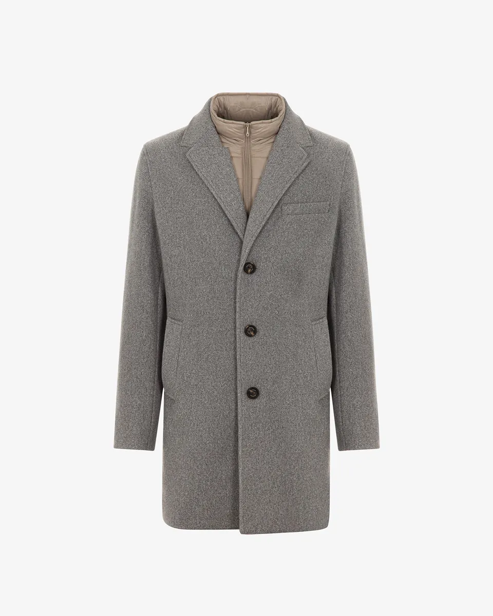 Markup Uomo Cappotti Cappotto monopetto pettorina uomo