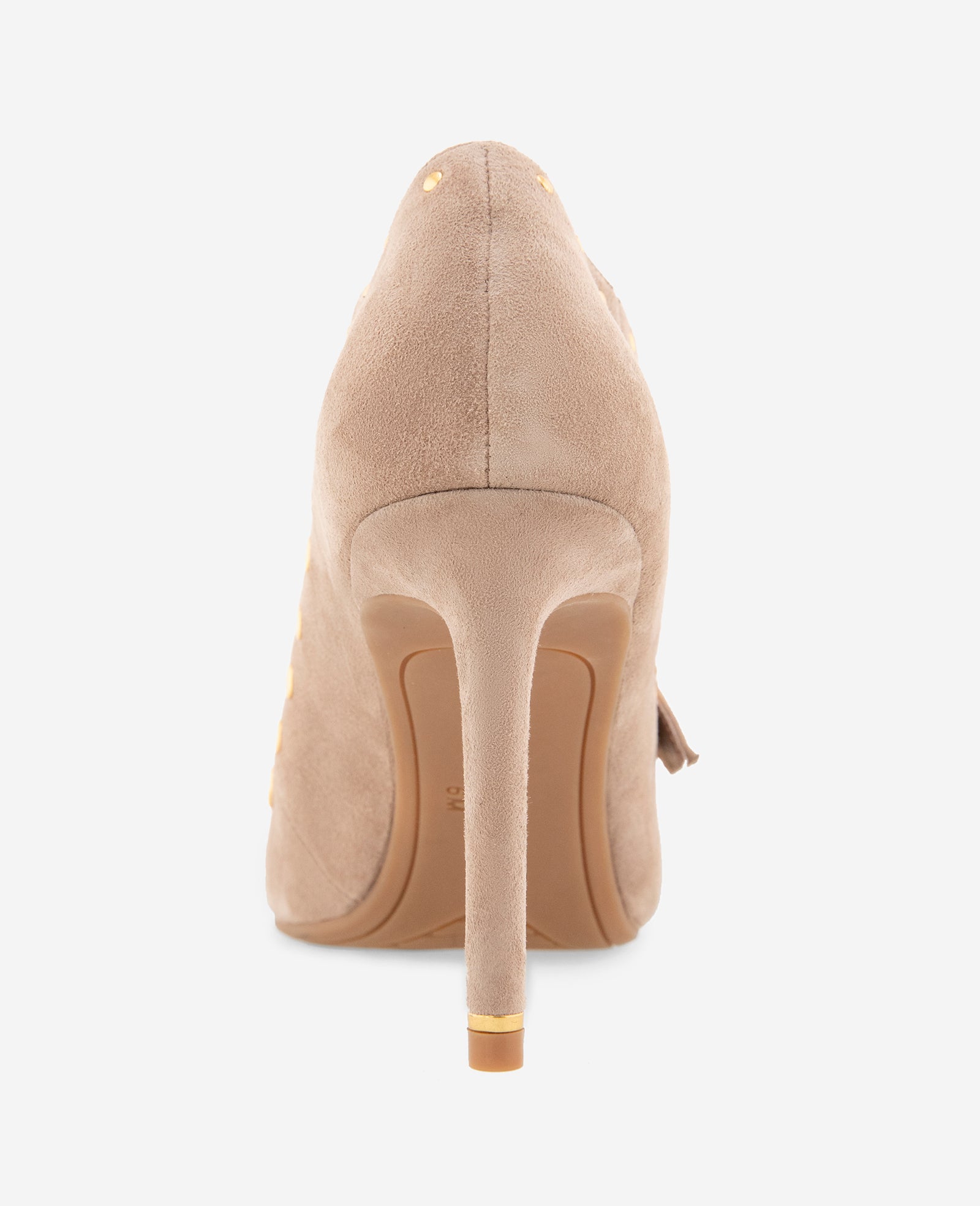Kenneth Cole Reaction Shoes Qupid Suede X Band Studded Pump décolleté almond suede