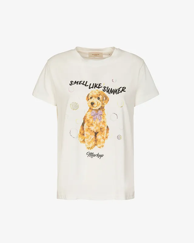 Markup Donna T-Shirt & Felpe T-shirt con stampa e strass t-shirt