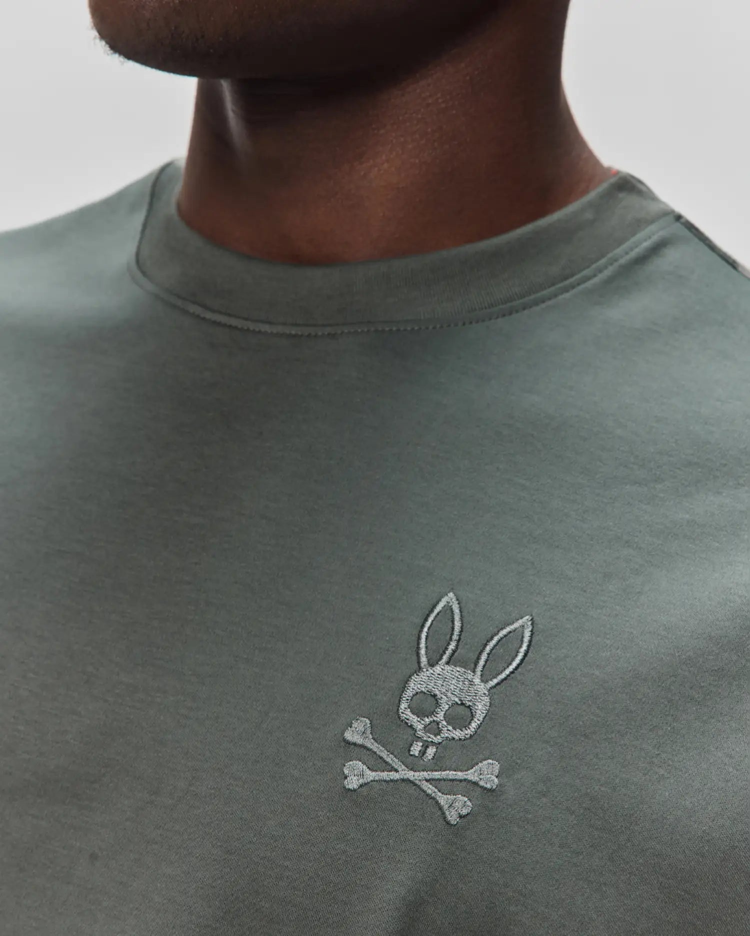 Psycho Bunny Oscar MT0200217 maglietta verde 100% Pima oversize