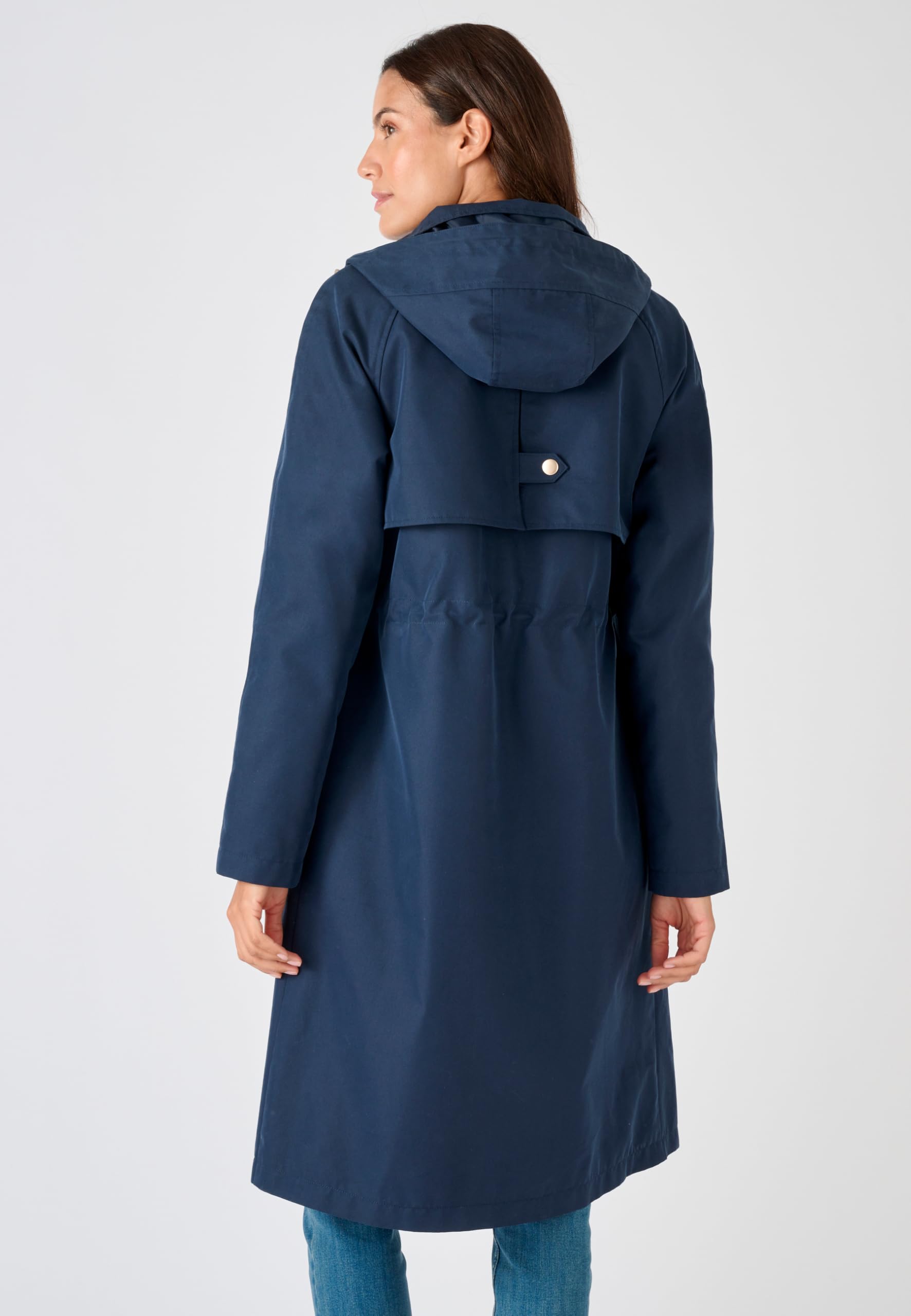 Damart Prêt-à-porter Parka donna blu marino idrorepellente