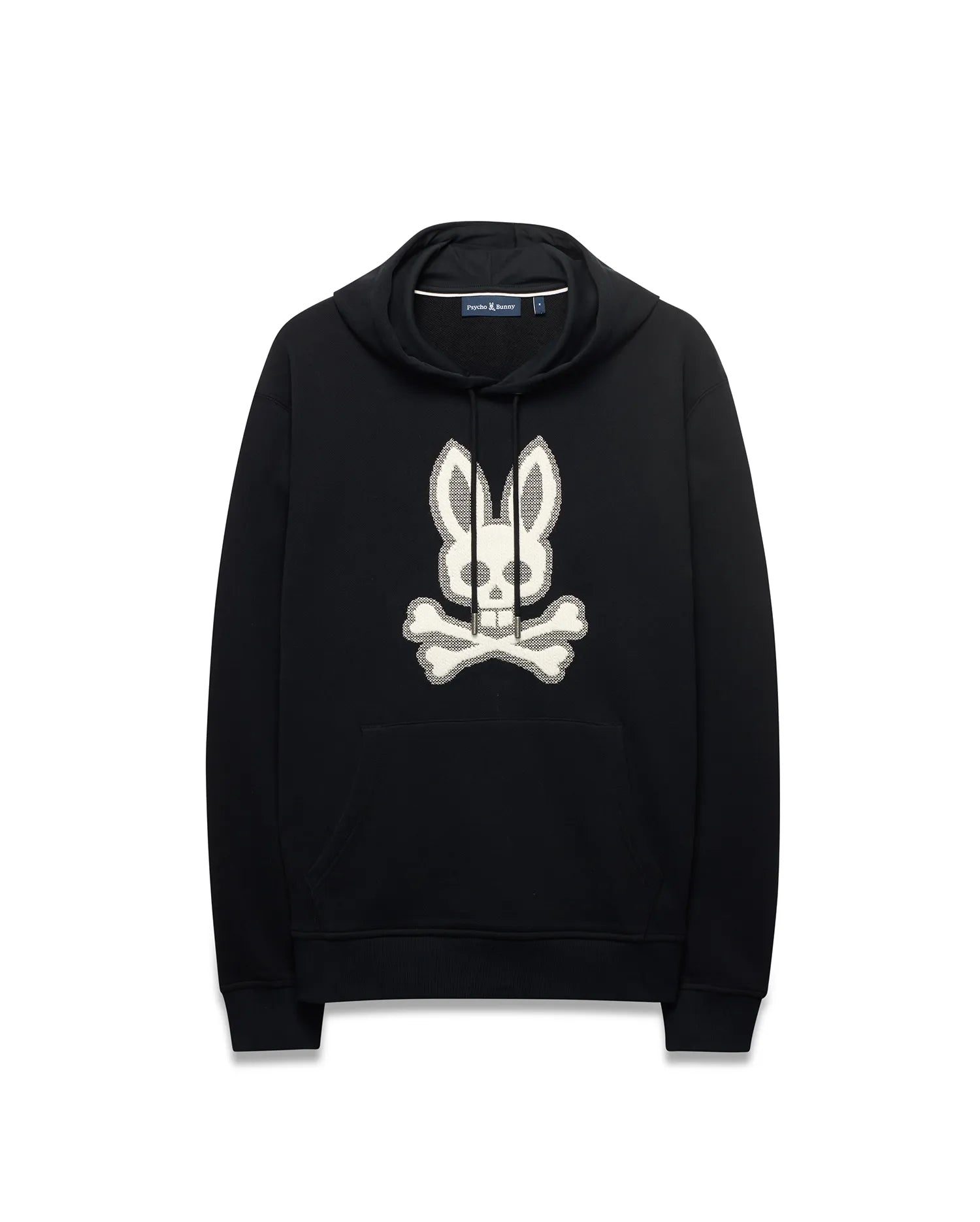 Psycho Bunny Samson felpa con cappuccio nera in cotone