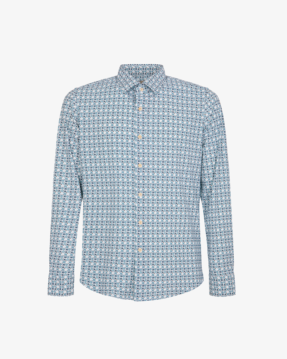 Markup Uomo Camicie Camicia nylon micro fantasia camicia