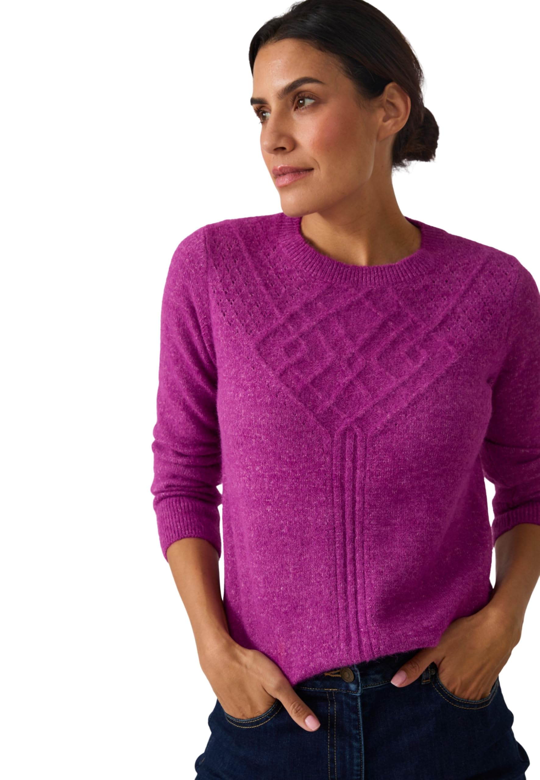Damart Thermolactyl Maglione da donna azzurro caldo