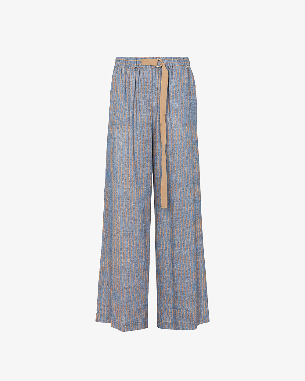Markup Donna Jeans & Pantaloni Pantapalazzo in lino rigato