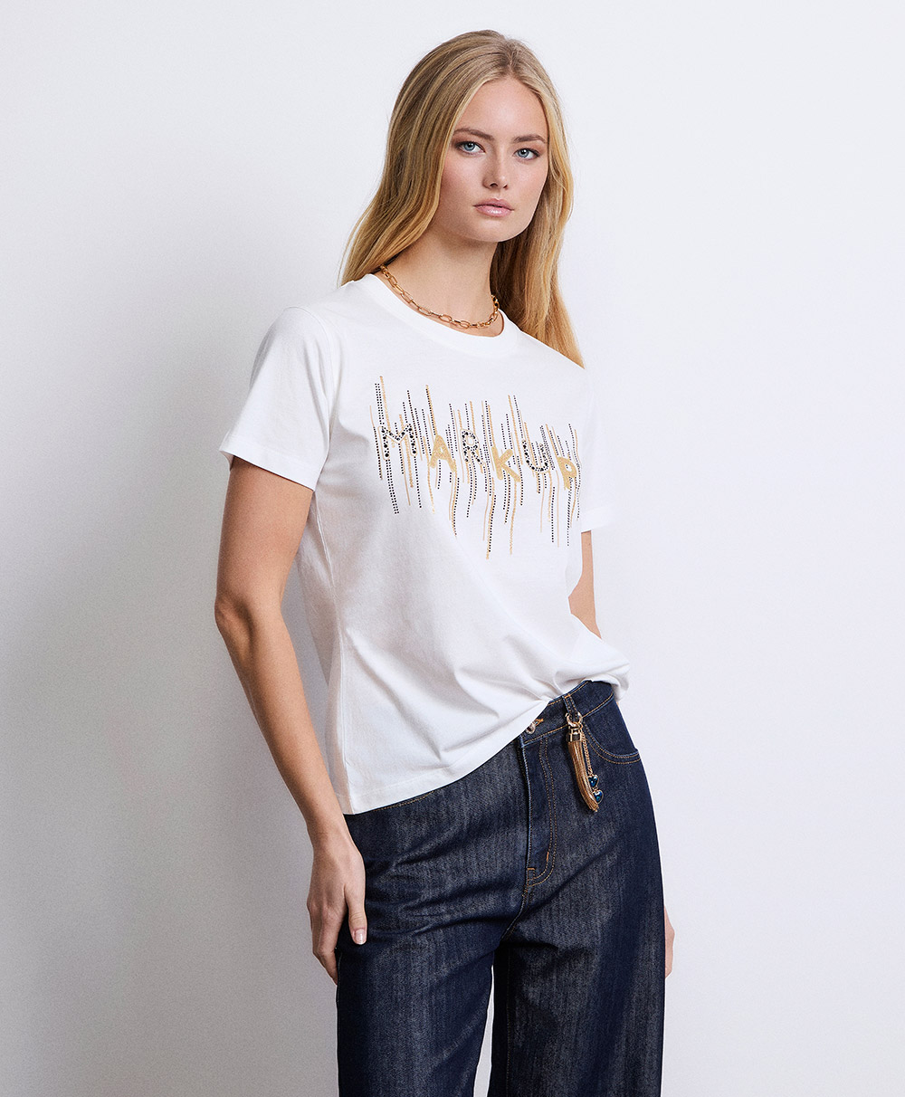 Markup Donna Jeans & Pantaloni Jeans flare cropped