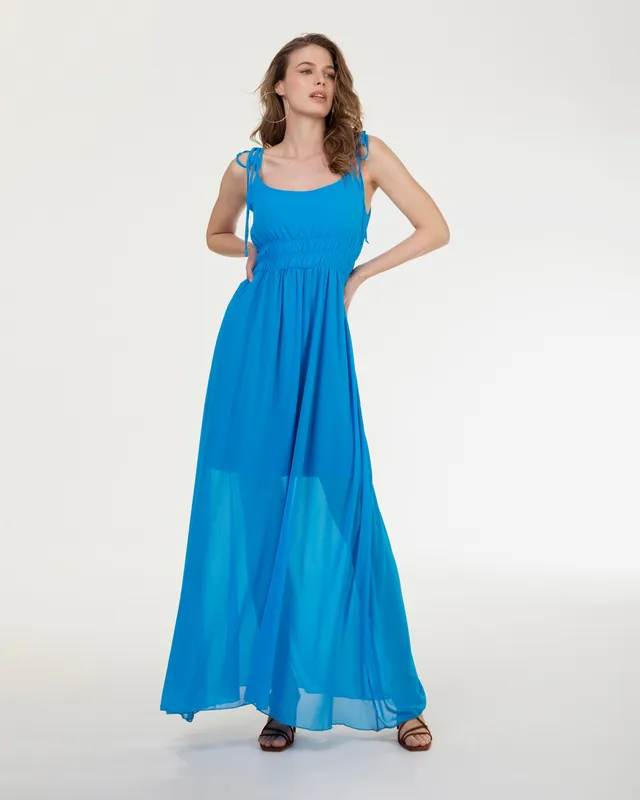 Markup Donna Vestiti Abito lungo in georgette donna