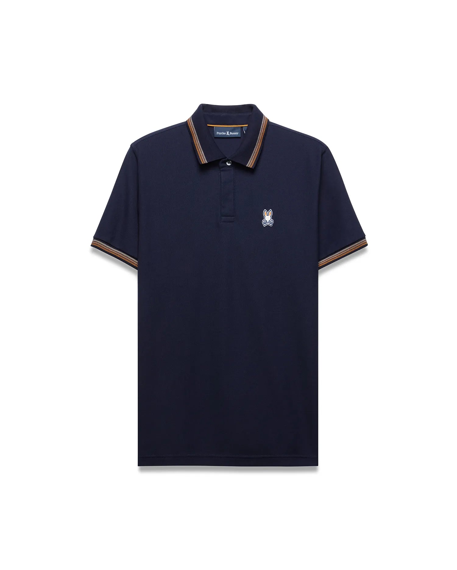 Psycho Bunny Men's Polos Jaydon Pima Piqué Polo polo 423 Baritone Blue