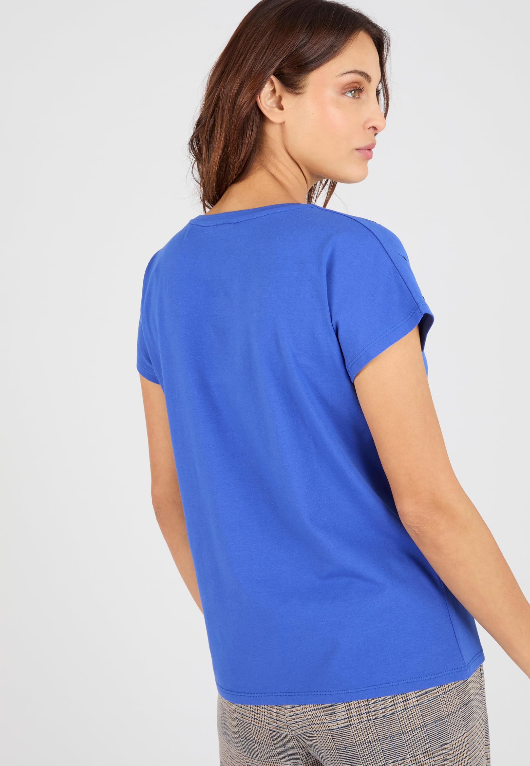 Damart Prêt-à-porter maglietta in maglia ricamata donna