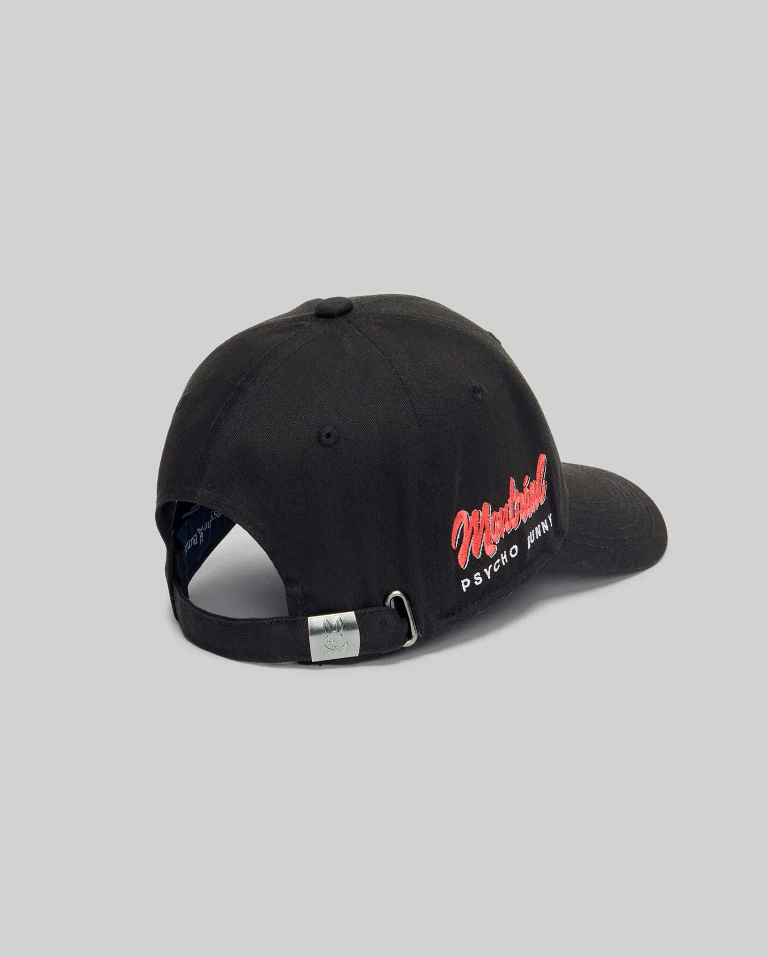 Psycho Bunny Accessories MENS MONTREAL BASEBALL CAP - MO1500048 cappellino nero O/S