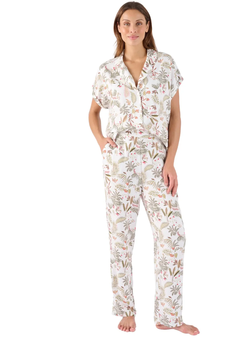 Damart Homewear Pigiama da donna in pura viscosa pigiama S