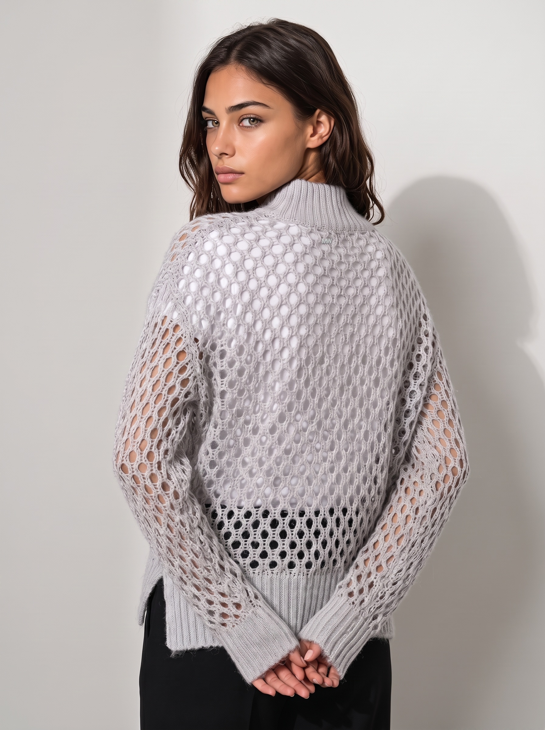 Markup Donna Maglieria Lupetto in filato lurex lupetto