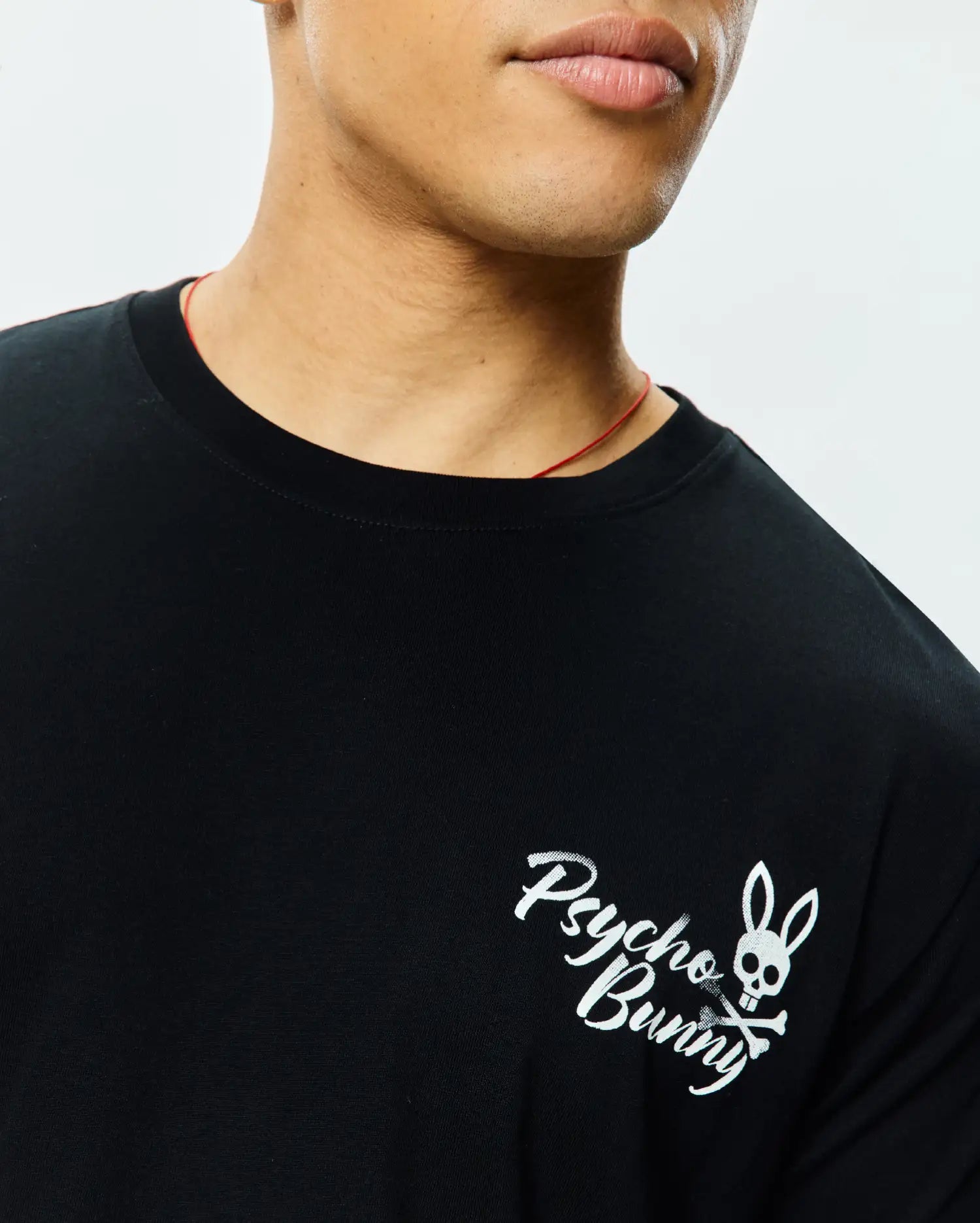 Psycho Bunny Men's Tees Colin Back Graphic Tee t-shirt nera