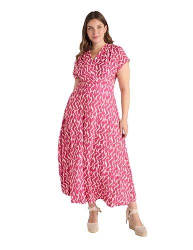 Fiorella Rubino Vestiti Vestito Lungo Stampato vestito L Plus jersey geometrico