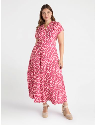 Fiorella Rubino Vestiti Vestito Lungo Stampato vestito L Plus jersey geometrico