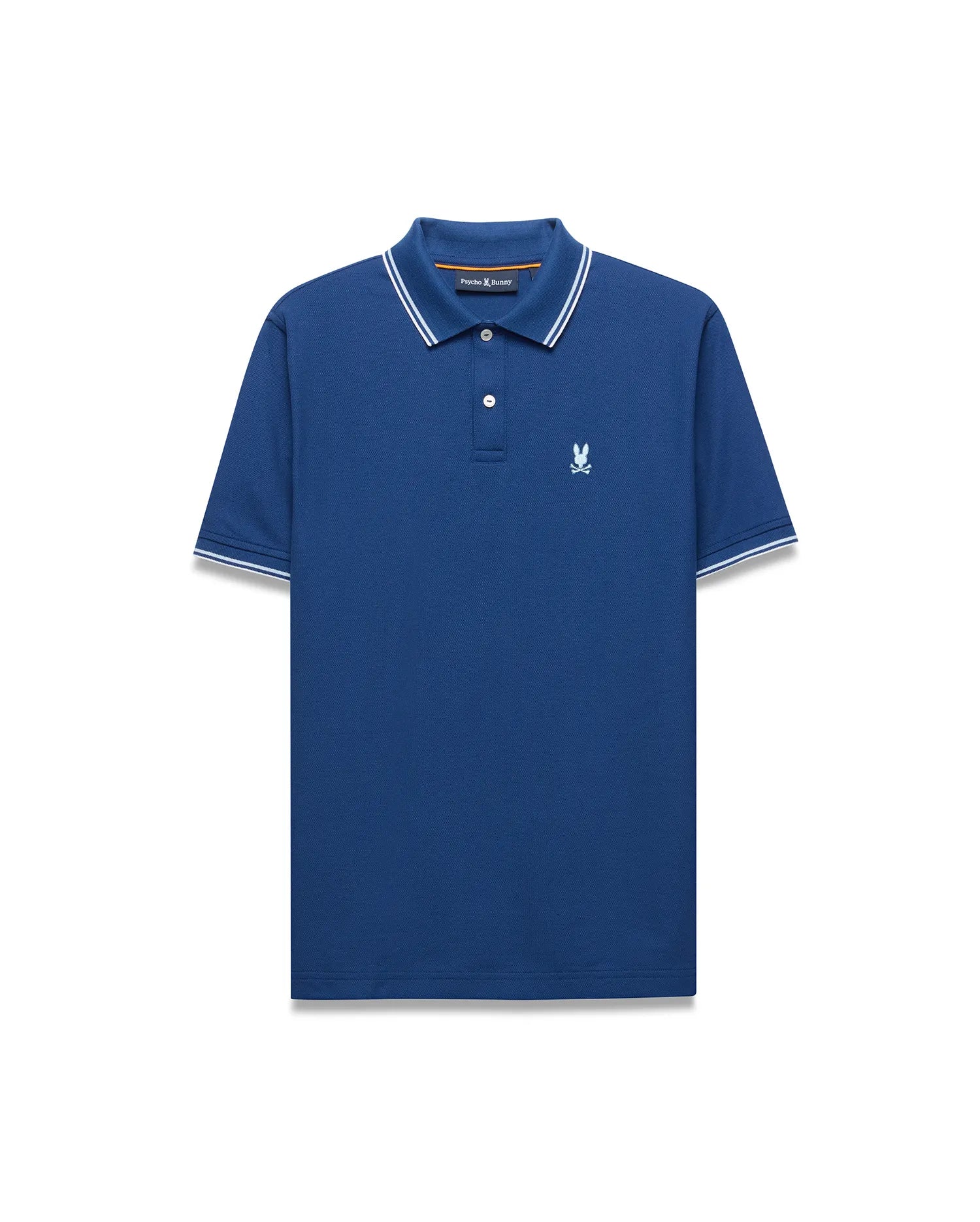 Psycho Bunny Men's Polos Stan Pima Piqué Polo polo blu navy