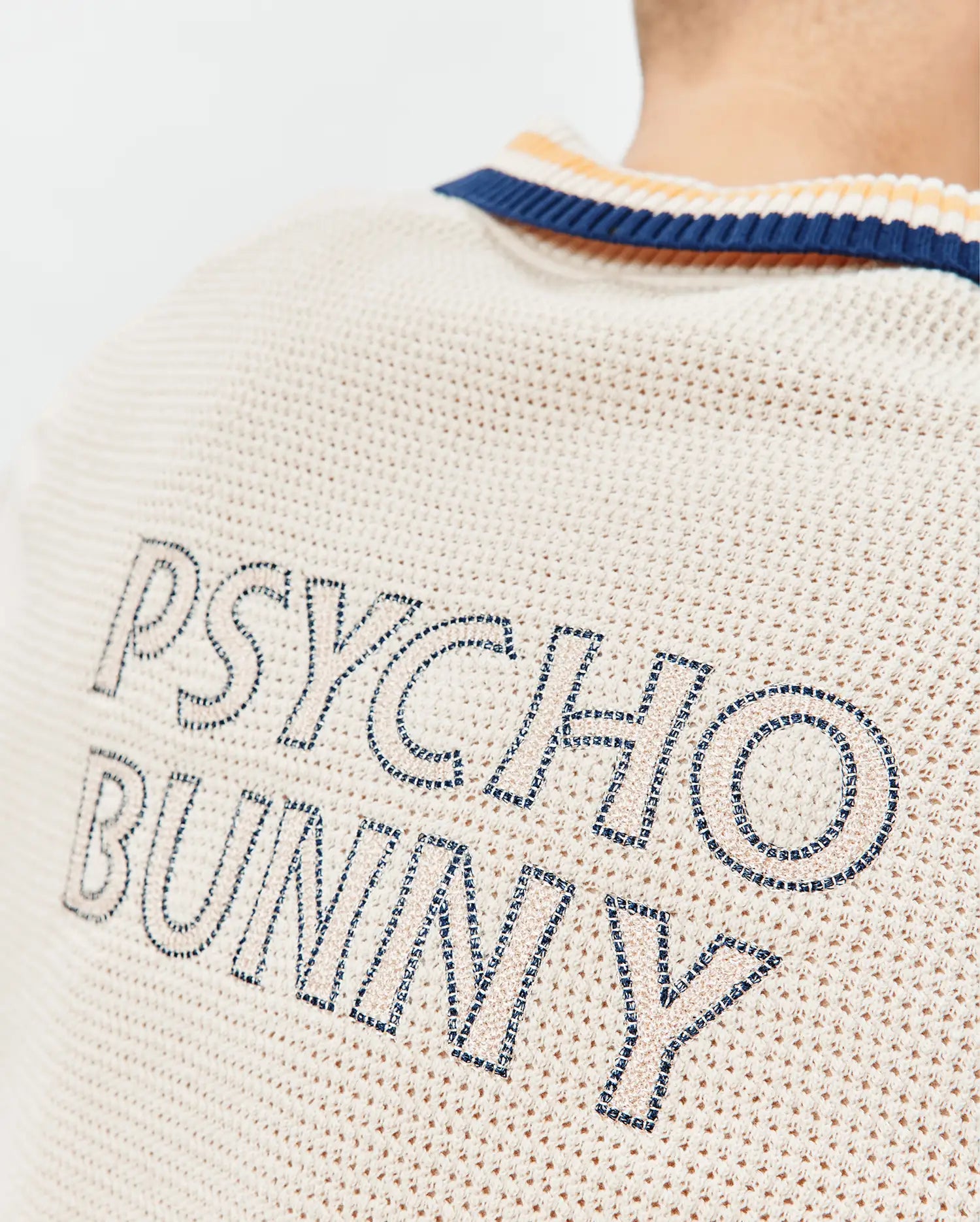 Psycho Bunny Men's Polos Theros Knit Polo MT0100164 polo beige