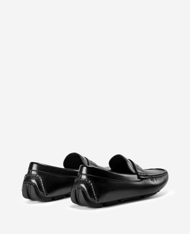 Kenneth Cole Reaction Shoes Sergio Penny Driving Loafer mocassini neri