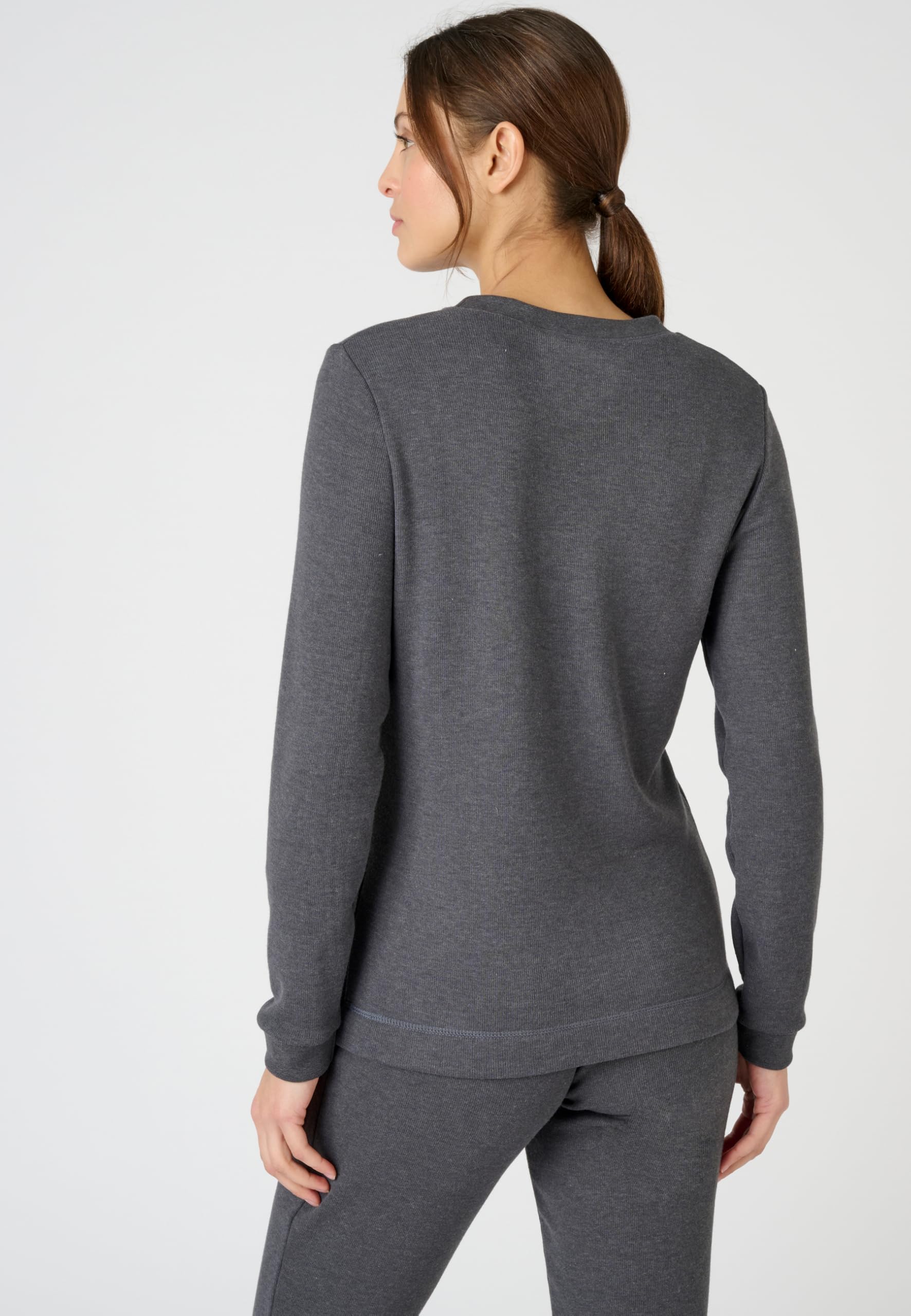 Damart Thermolactyl Sensitive Maglietta Thermolactyl Sensitive in pile da donna grigio XS calore 5