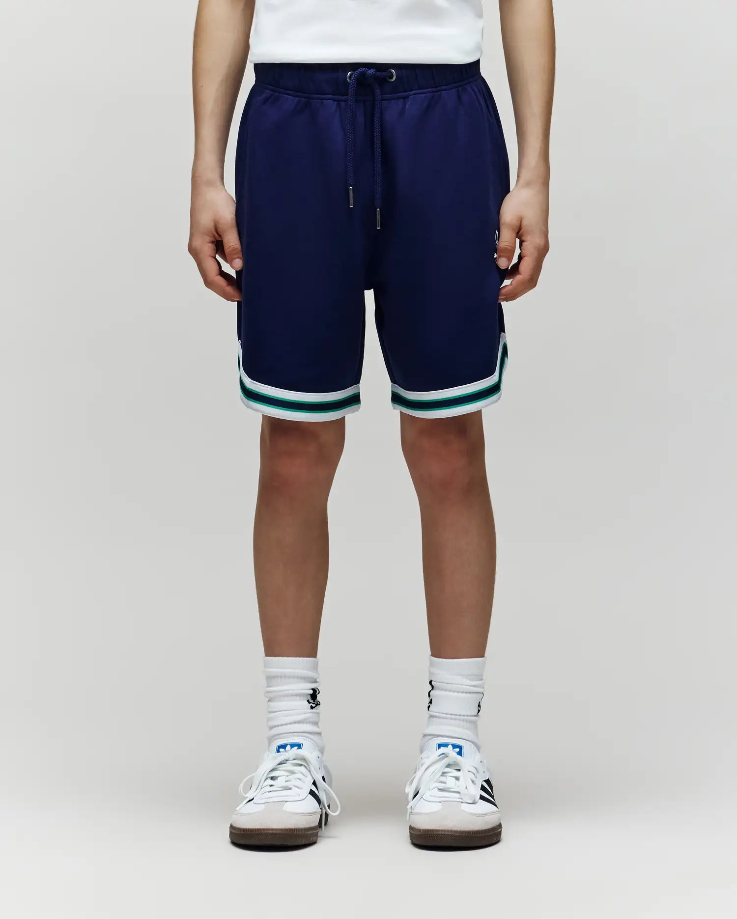 Psycho Bunny Basil Taped Short 3"- 7" short bambino blu