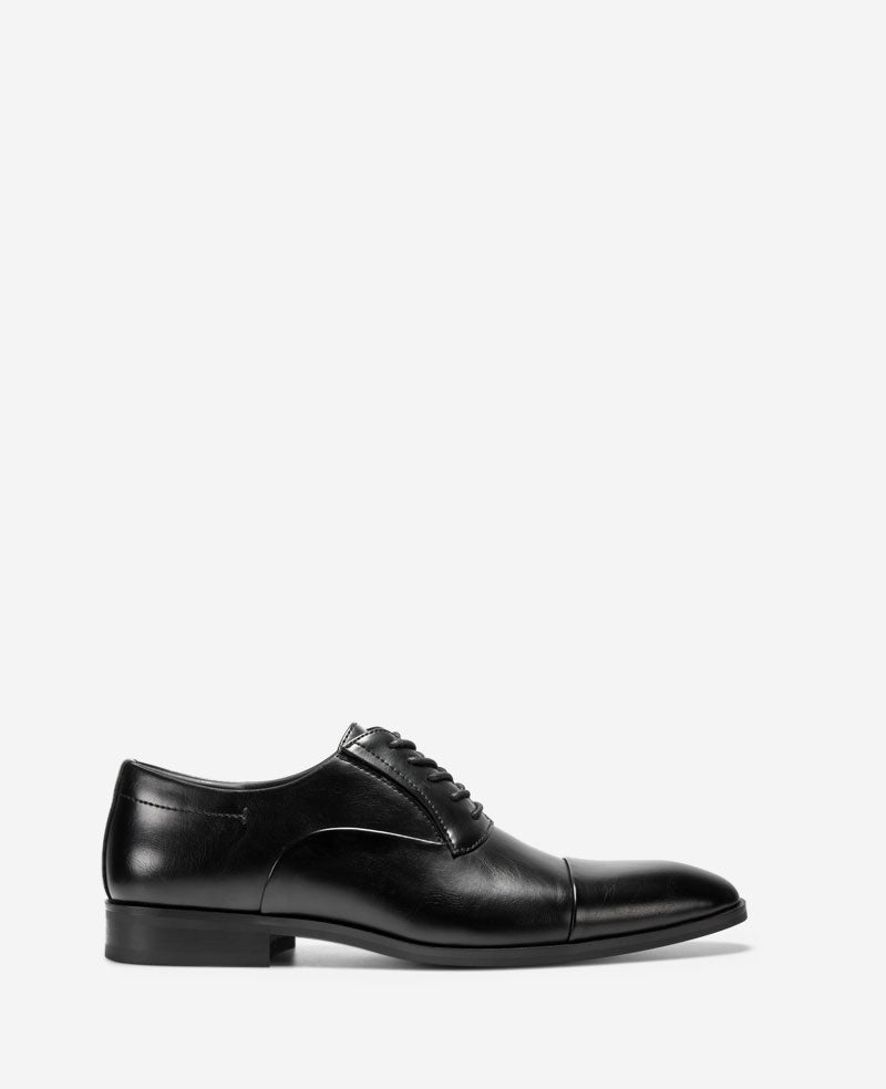 Kenneth Cole Reaction Shoes REACTION Heath Cap Toe Lace Up Oxford scarpe stringate nere