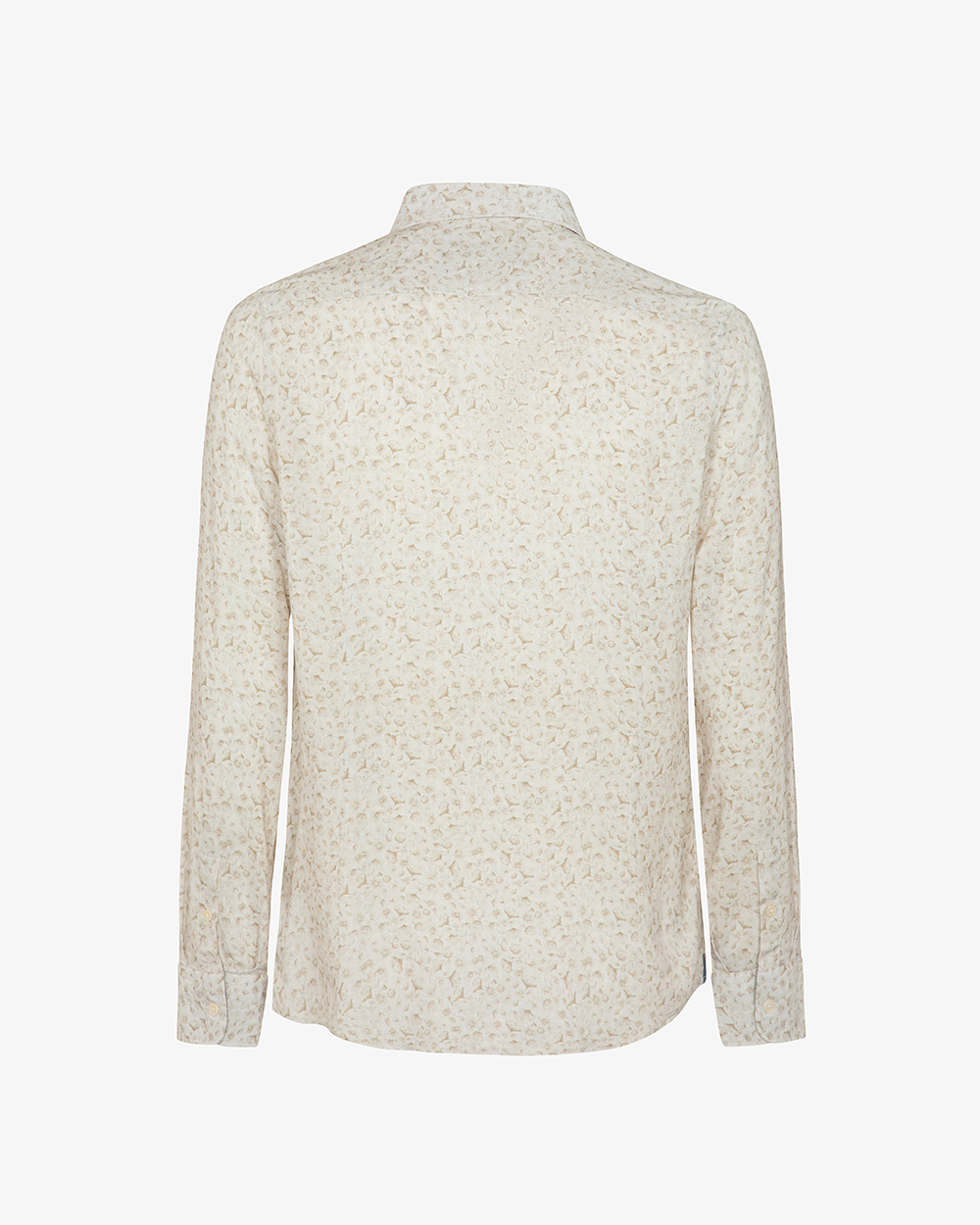 Markup Uomo Camicie Camicia in lino stampato collo francese camicia