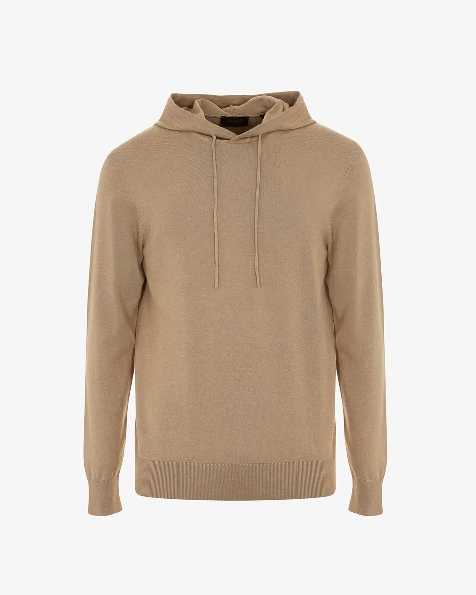 Markup Uomo Maglieria Cappuccio unito viscosa maglia