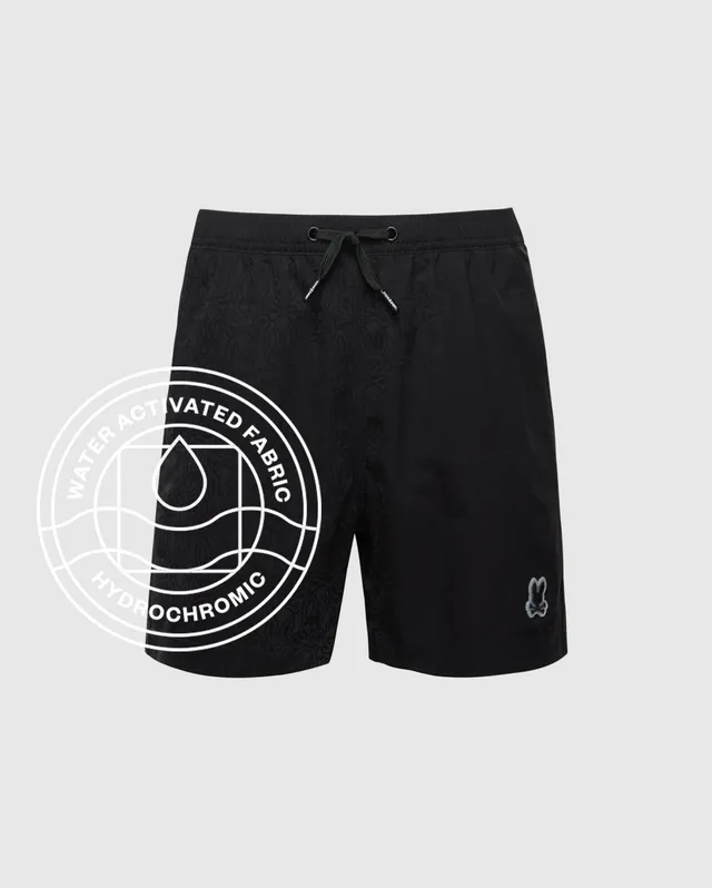Psycho Bunny Kids Swimwear Samos costume da bagno nero 001 taglie 2T–XL con tre tasche