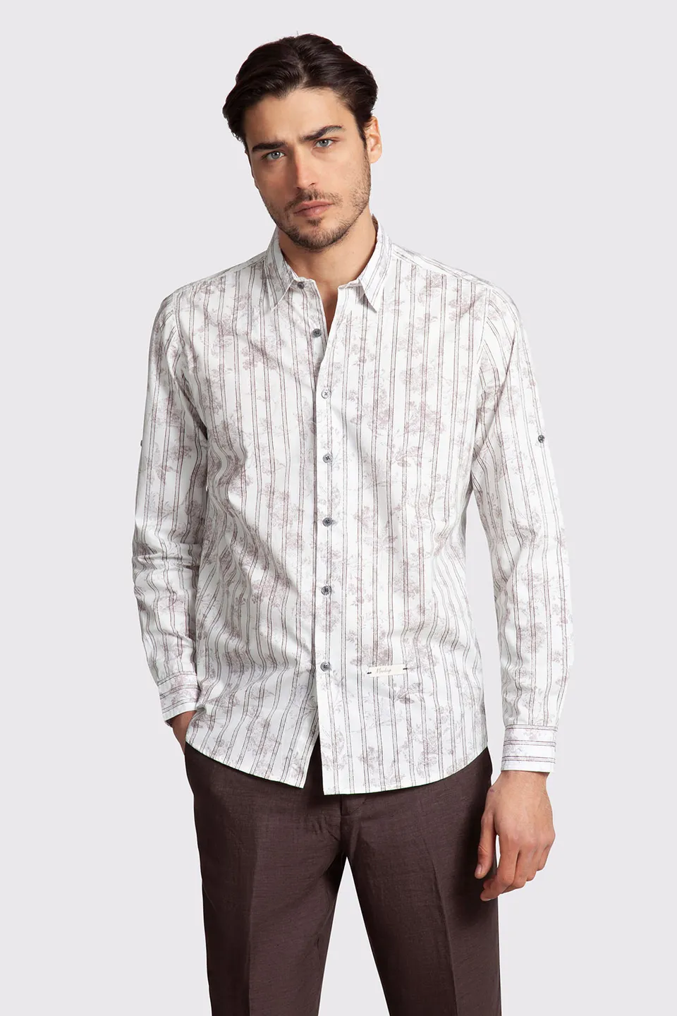 Markup Uomo Camicie Camicia popeline stretch