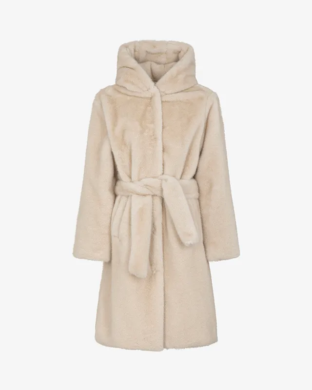 Markup Donna Cappotti Cappotto lungo con cappuccio