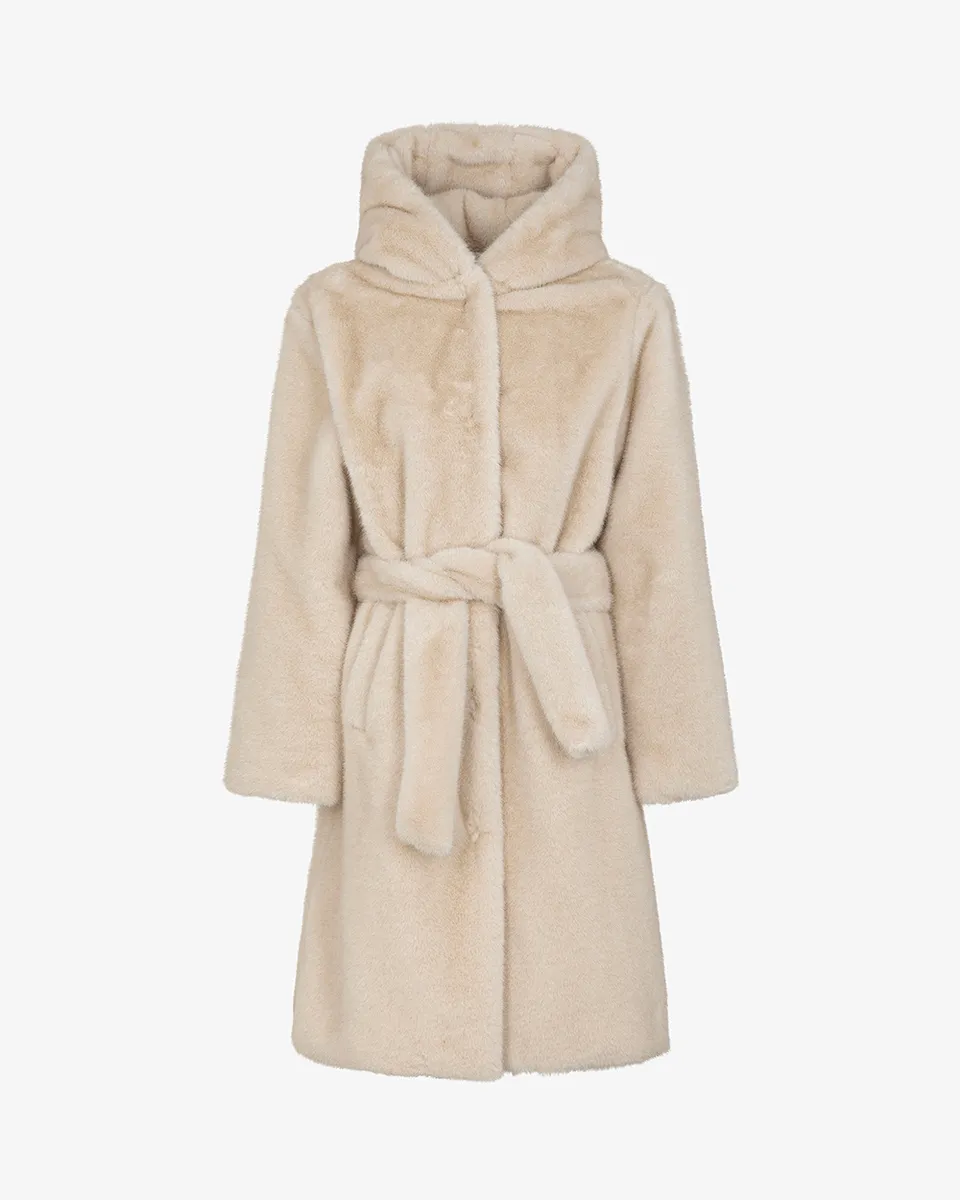 Markup Donna Cappotti Cappotto lungo con cappuccio