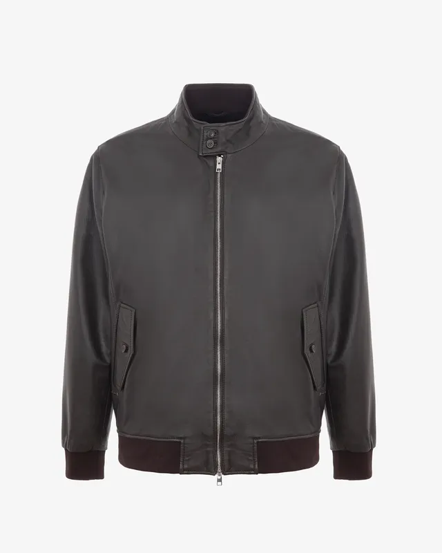 Markup Uomo Giacche & Giubbotti Bomber lupetto vera pelle