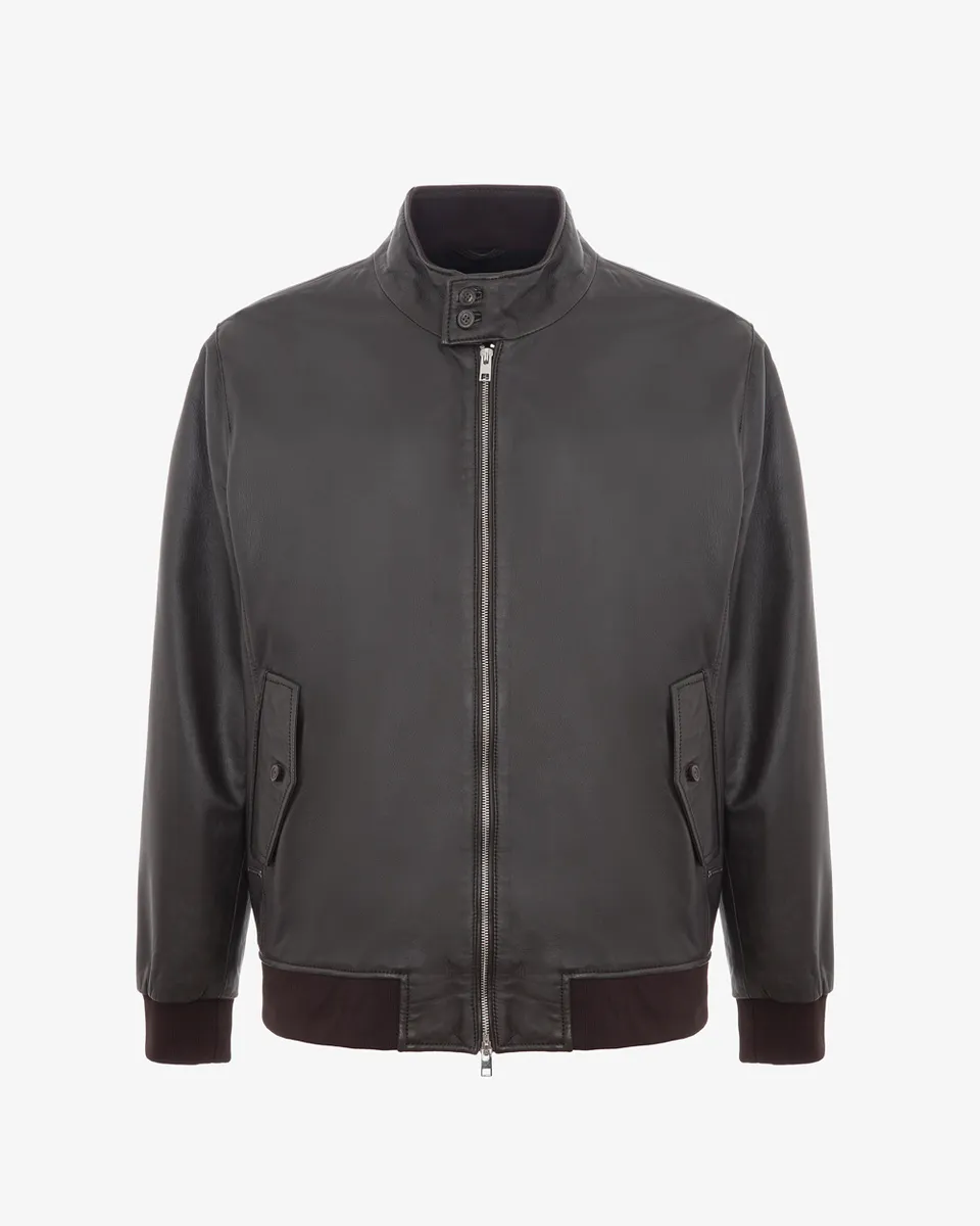 Markup Uomo Giacche & Giubbotti Bomber lupetto vera pelle