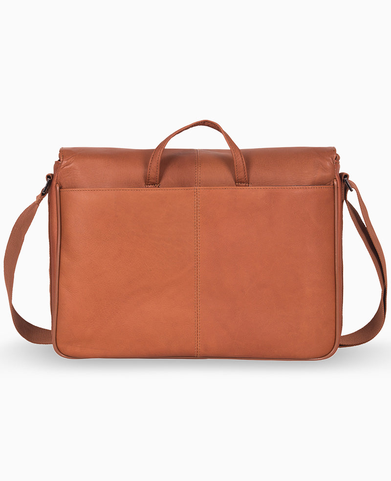 Kenneth Cole Reaction Bags Colombian Leather Crossbody Messenger Bag borsa a tracolla cognac