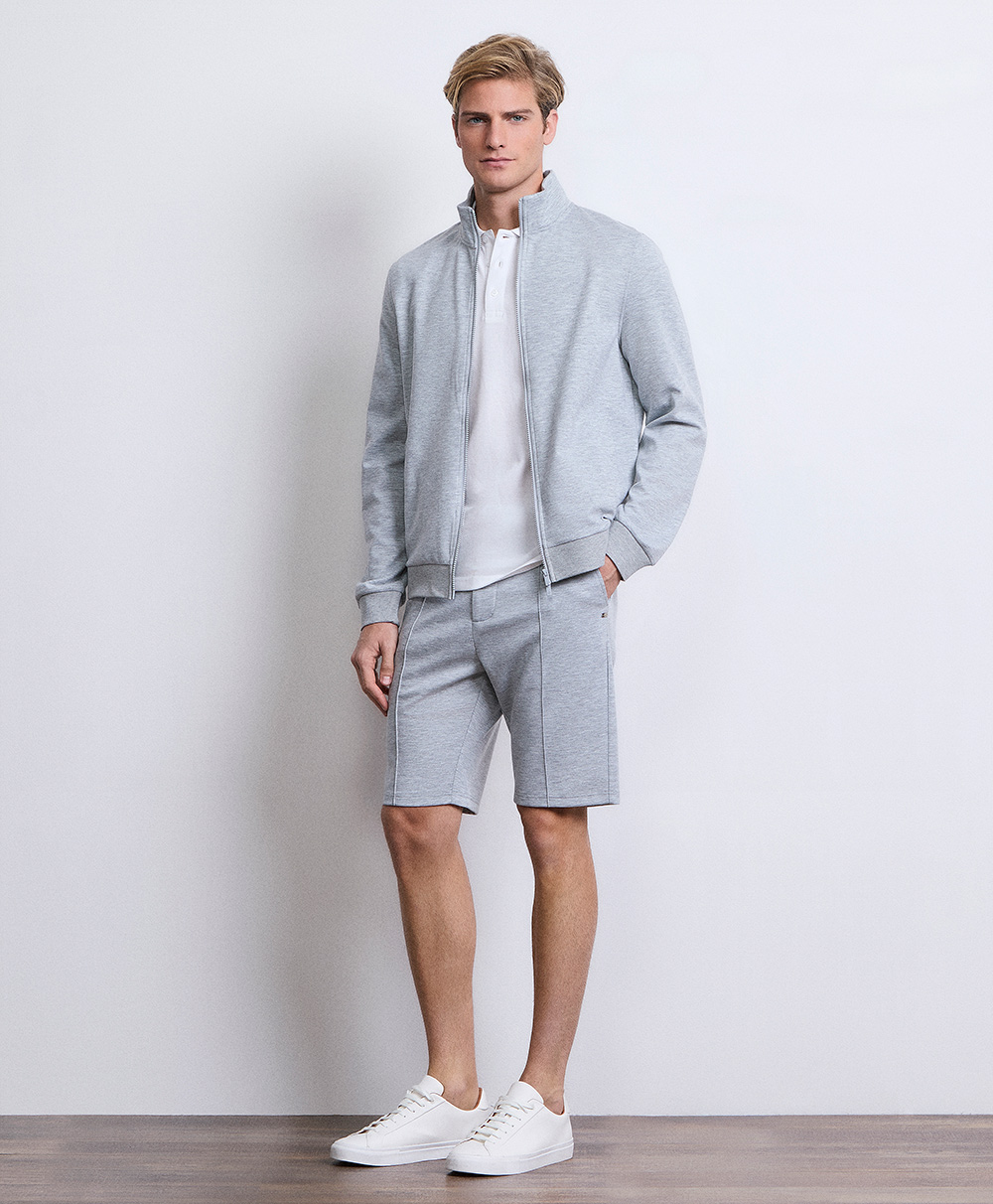 Markup Uomo Pantaloni & Bermuda Bermuda felpa interlock