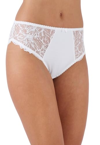 Damart Biancheria intima Mutandine Midi Nina slip bianco taglia S pizzo