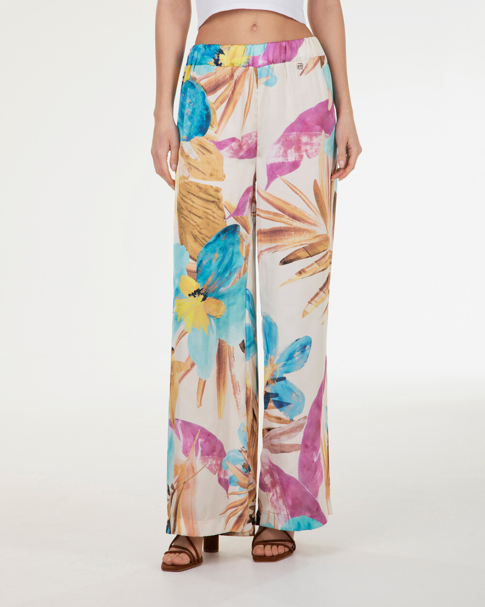Markup Donna Jeans & Pantaloni Pantapalazzo stampa fiori