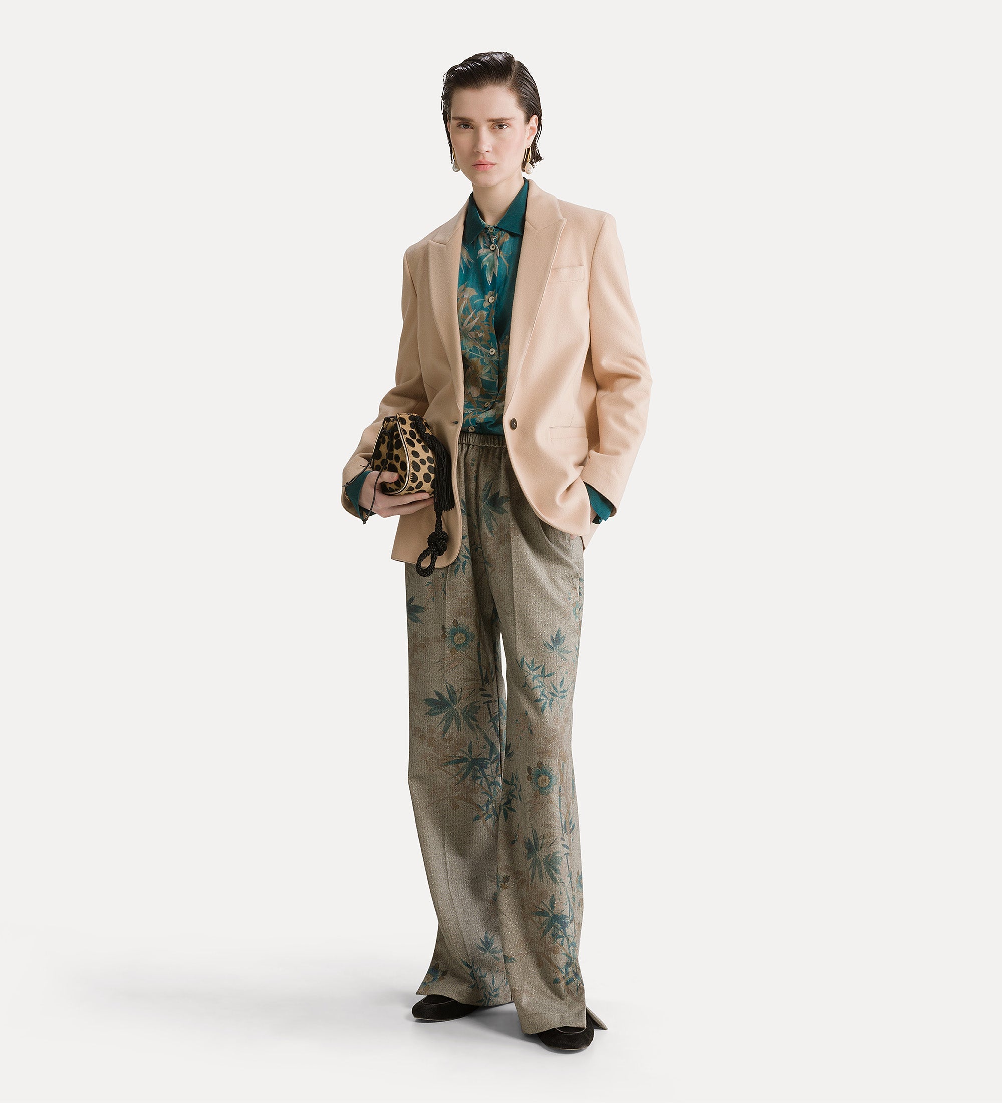Forte pantaloni Le Bambou Secret pantaloni jade