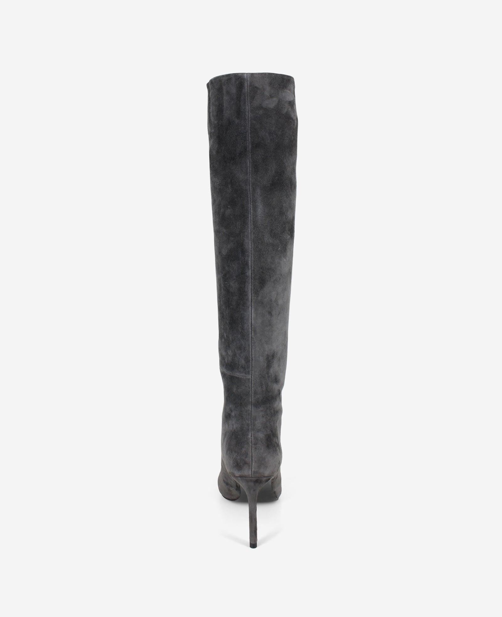Kenneth Cole Reaction Shoes Yazzy Suede Tall Point Toe Boot stivali Ebony Suede scamosciati
