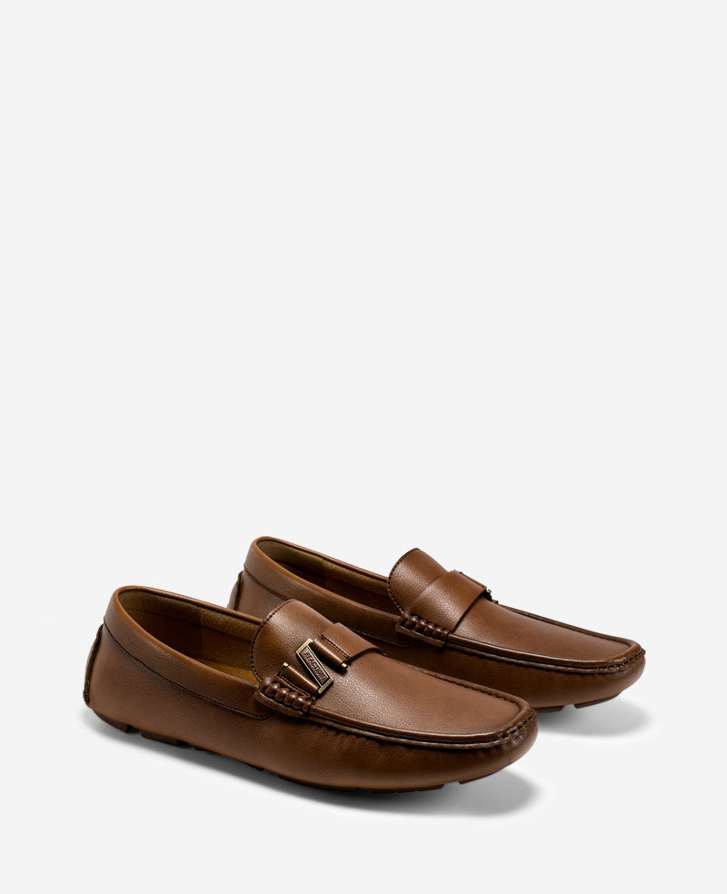 Kenneth Cole Reaction REACTION Stan Band Driving Loafer mocassini cognac