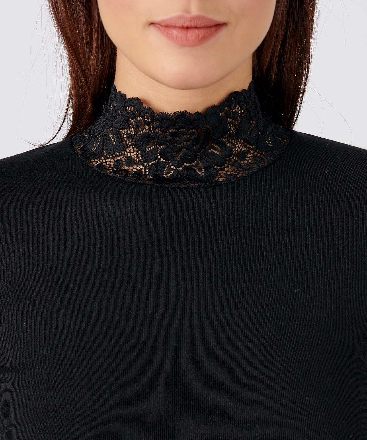 Damart Thermolactyl T-Shirt Maniche Lunghe Donna taglia M nera termica
