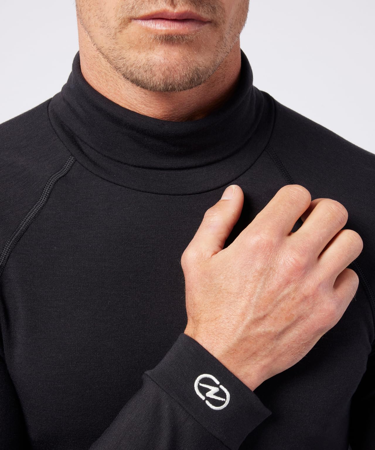 Damart Thermolactyl Comfort 4 maglia dolcevita uomo nera S calda