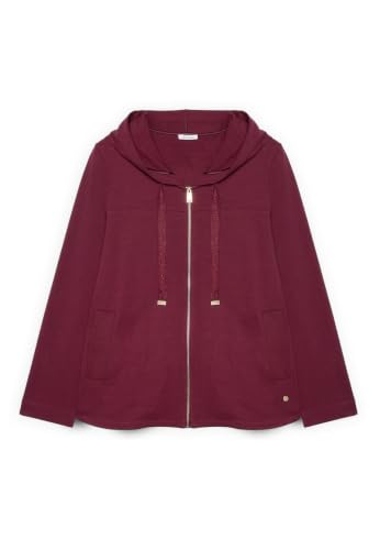 Fiorella Rubino Maglie e felpe Felpa con Cappuccio e Coulisse felpa XL Plus nera