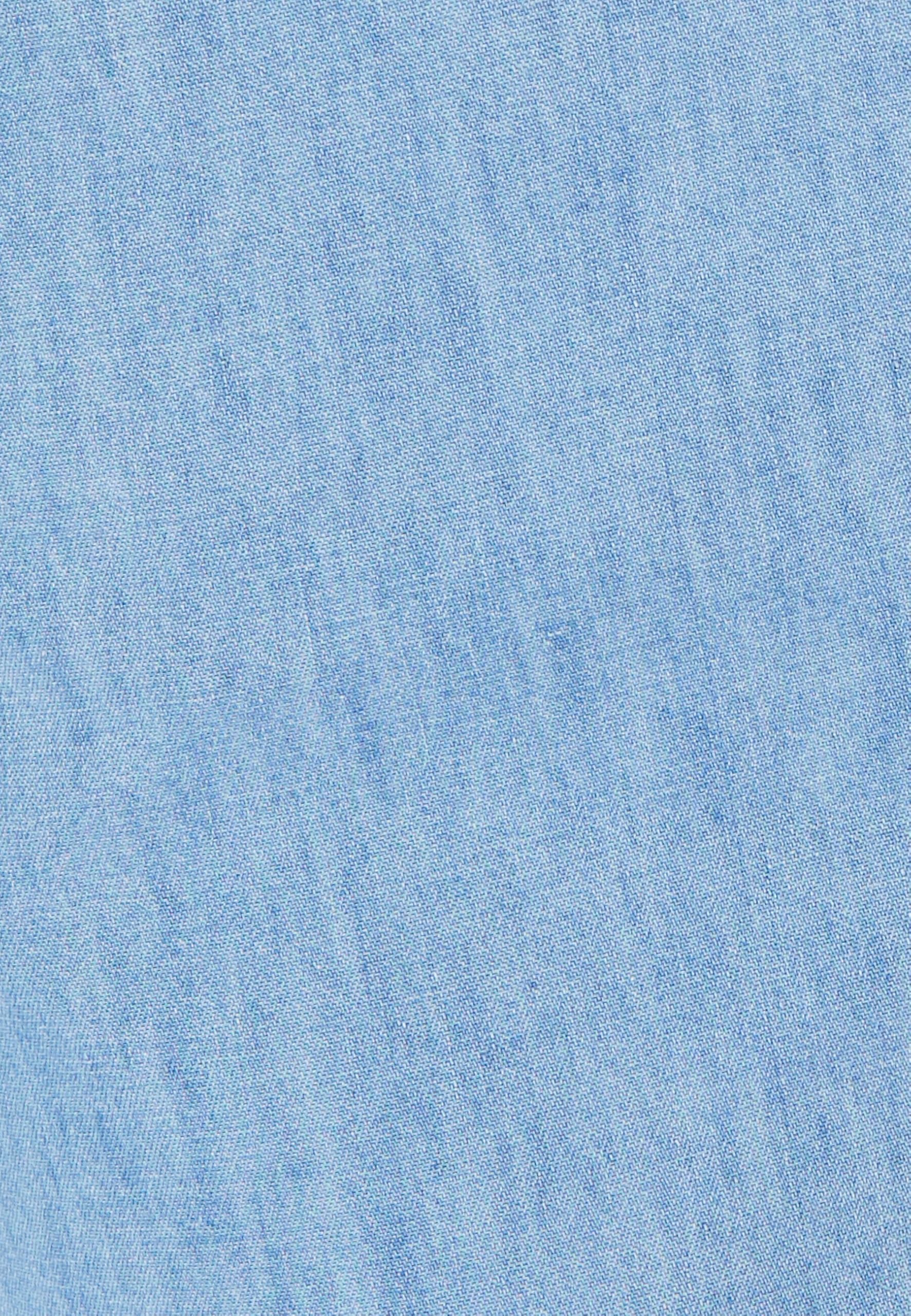 Damart Prêt-à-porter Pantaloni Chambray donna blu denim pastello 46 elasticizzati