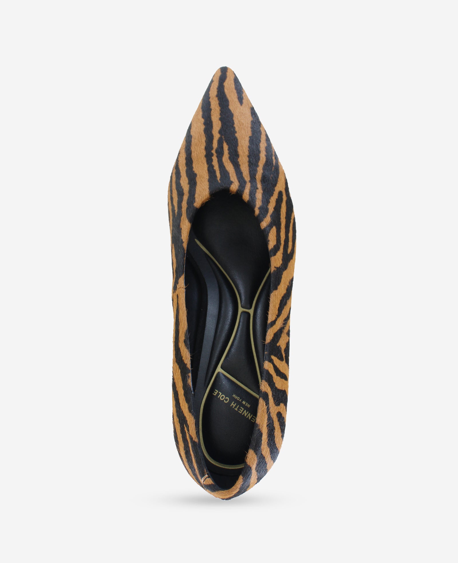 Kenneth Cole Shoes Ophelia Tiger Calf Hair Heel décolleté animalier tacco 1,5 pollici
