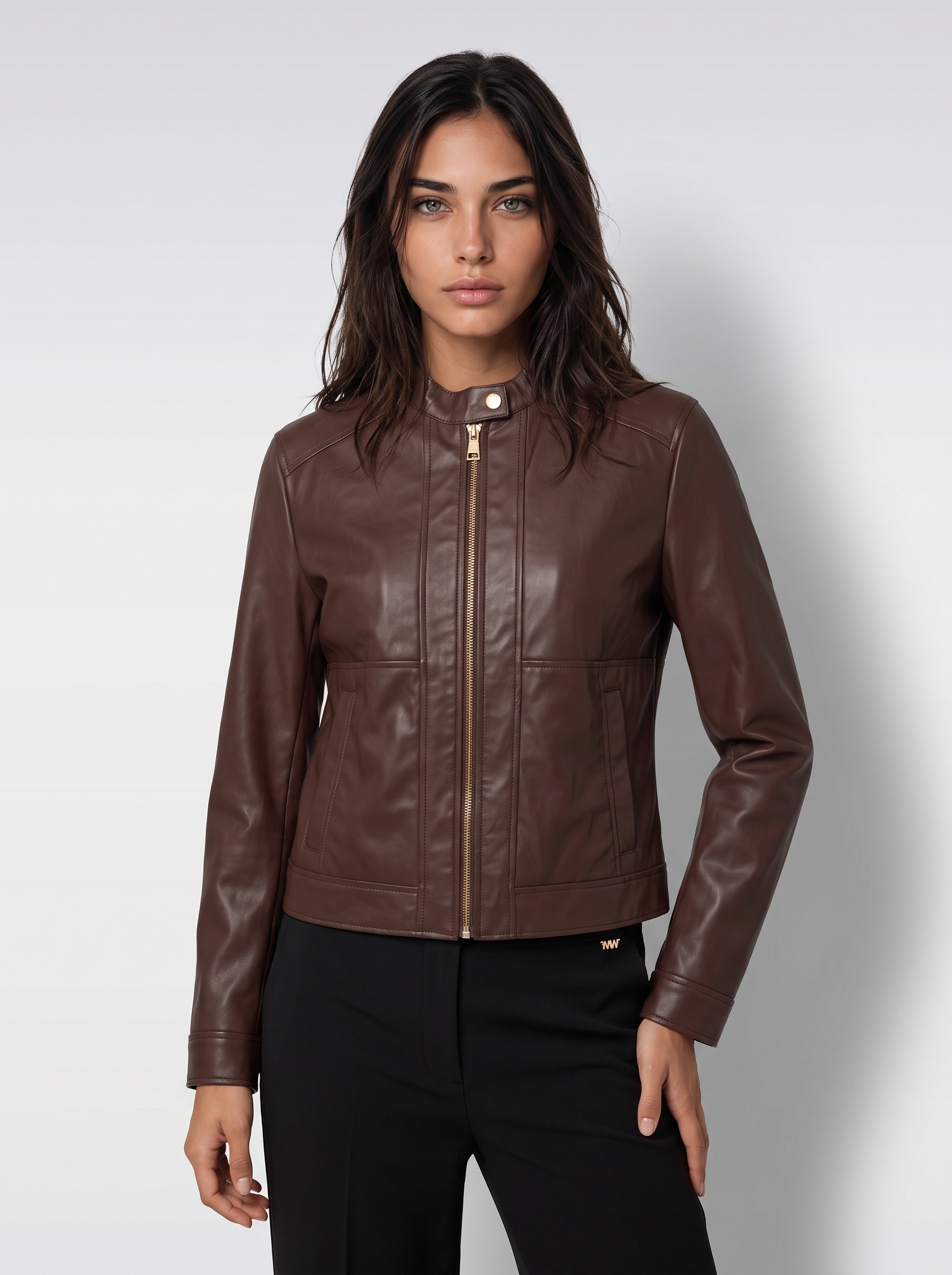 Markup Donna Giacche & Giubbotti Giubbino biker in similpelle