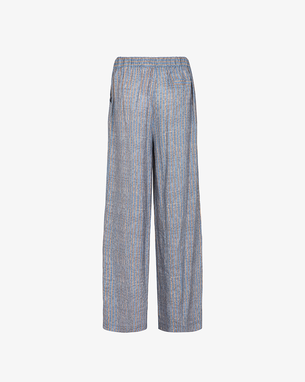 Markup Donna Jeans & Pantaloni Pantapalazzo in lino rigato